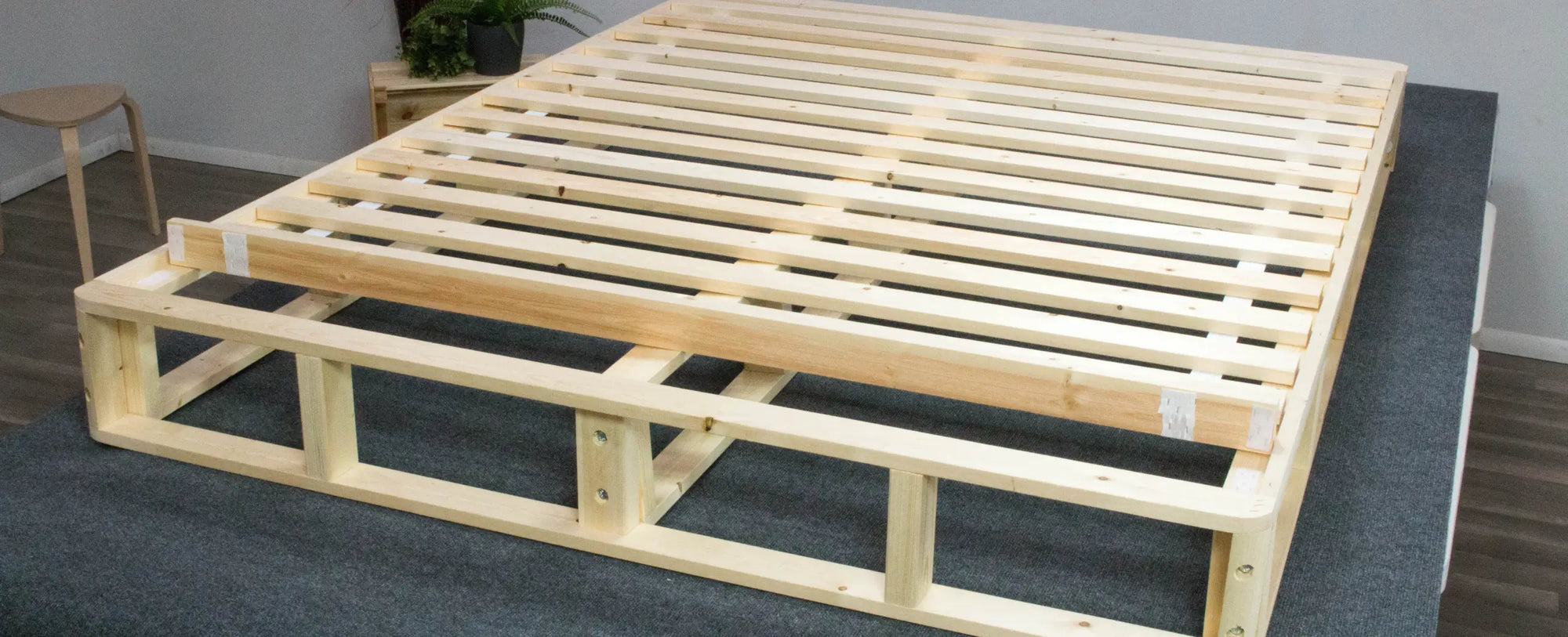Latex mattress foundation